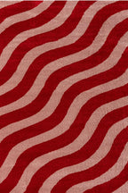 The Rugs Joli Red and Pink Waves Rug