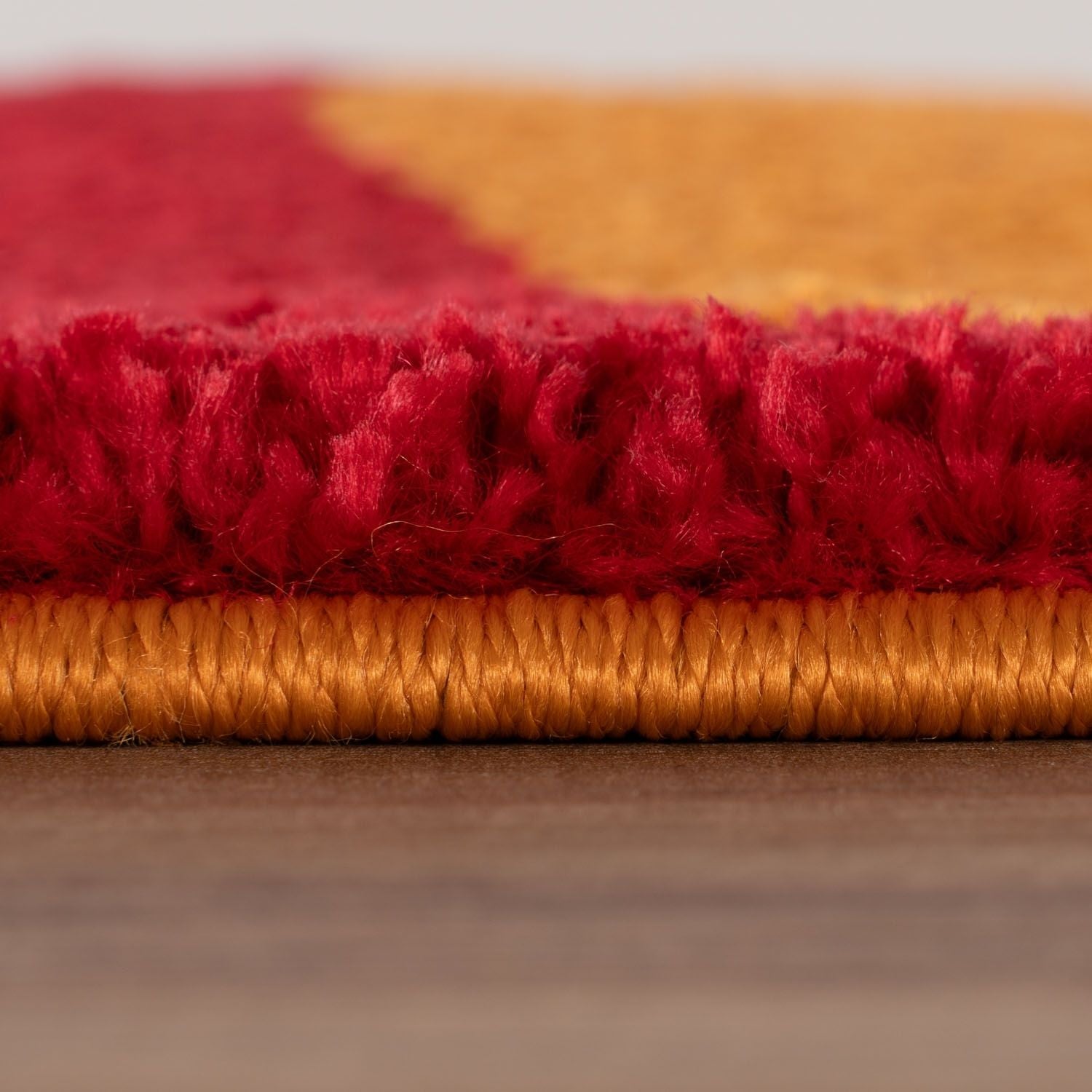 The Rugs Joli Red and Orange Waves Rug