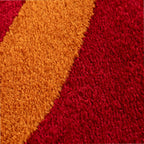 The Rugs Joli Red and Orange Waves Rug