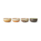 HKLIVING 70's Ceramic Tapas Bowl in Coconut Brown