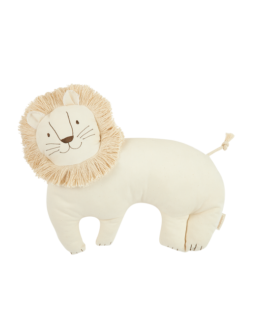 Nobodinoz White Lion Cushion