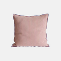 LIAN Cotton Blend Decorative Cushion with Contrast Edge in Blush Pink