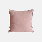LIAN Cotton Blend Decorative Cushion with Contrast Edge in Blush Pink