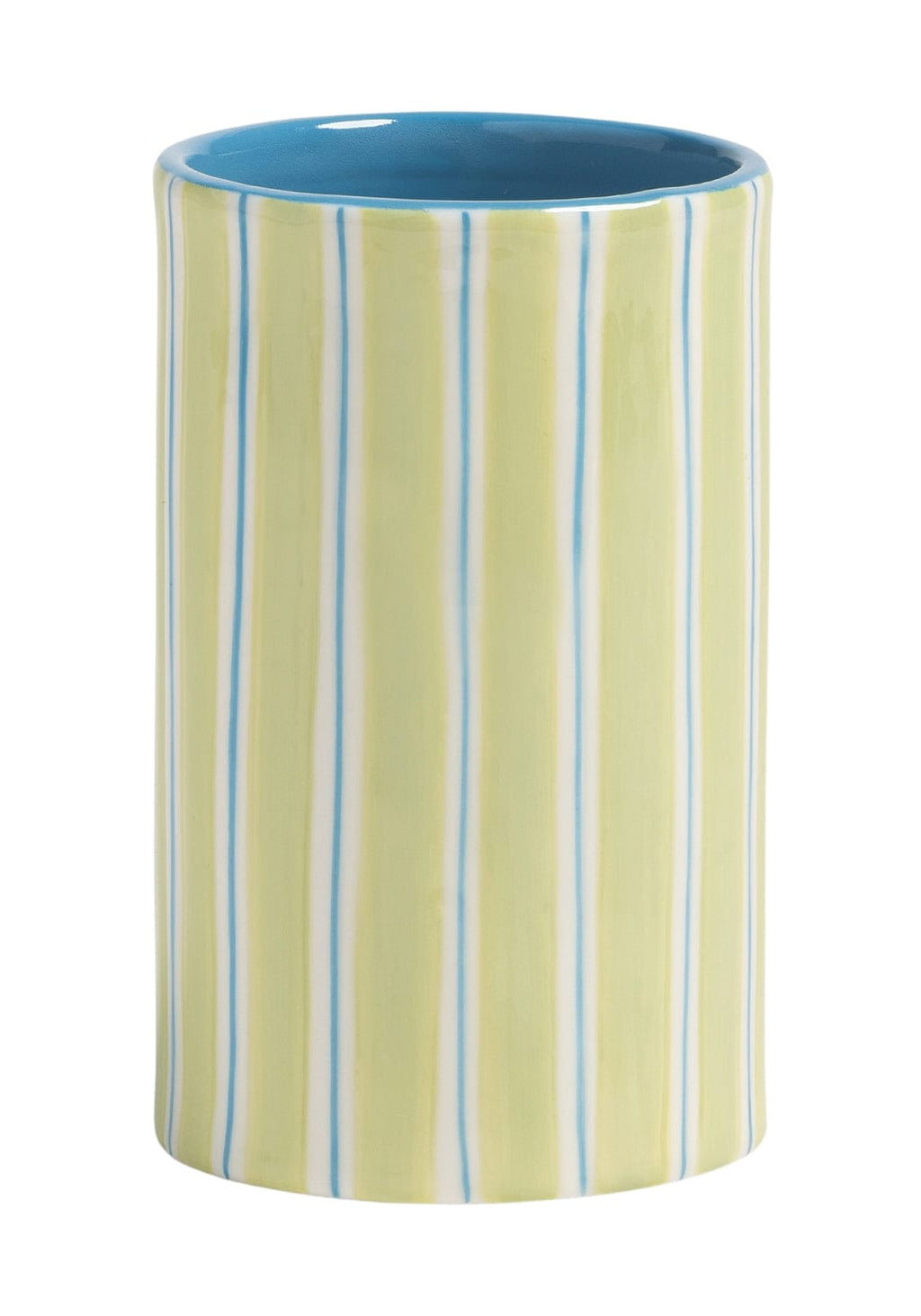 Casa Little Amalfi Coast Vase in Green Stripe
