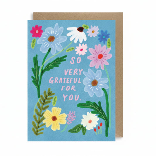 Martha Ratcliff So Very Grateful For You Greeting Card