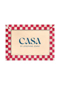 Casa Classic Red Checkered Frame 7x5"