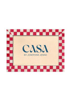Casa Classic Red Checkered Frame 7x5"