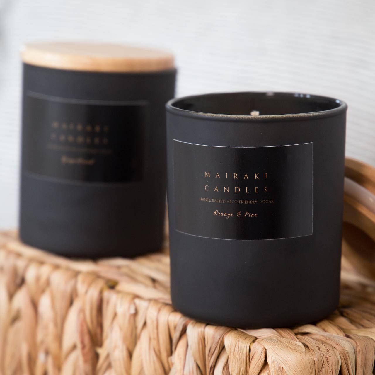 Mairaki Soy Jar Candles in Winter Scents