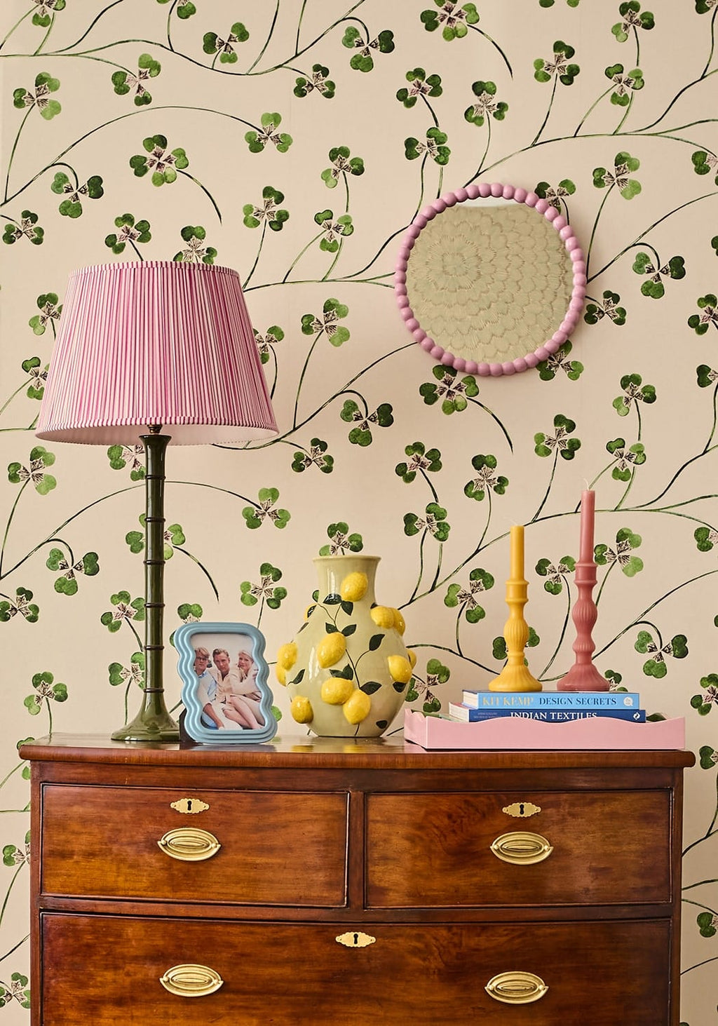 Casa Pink Ball Wall Mirror