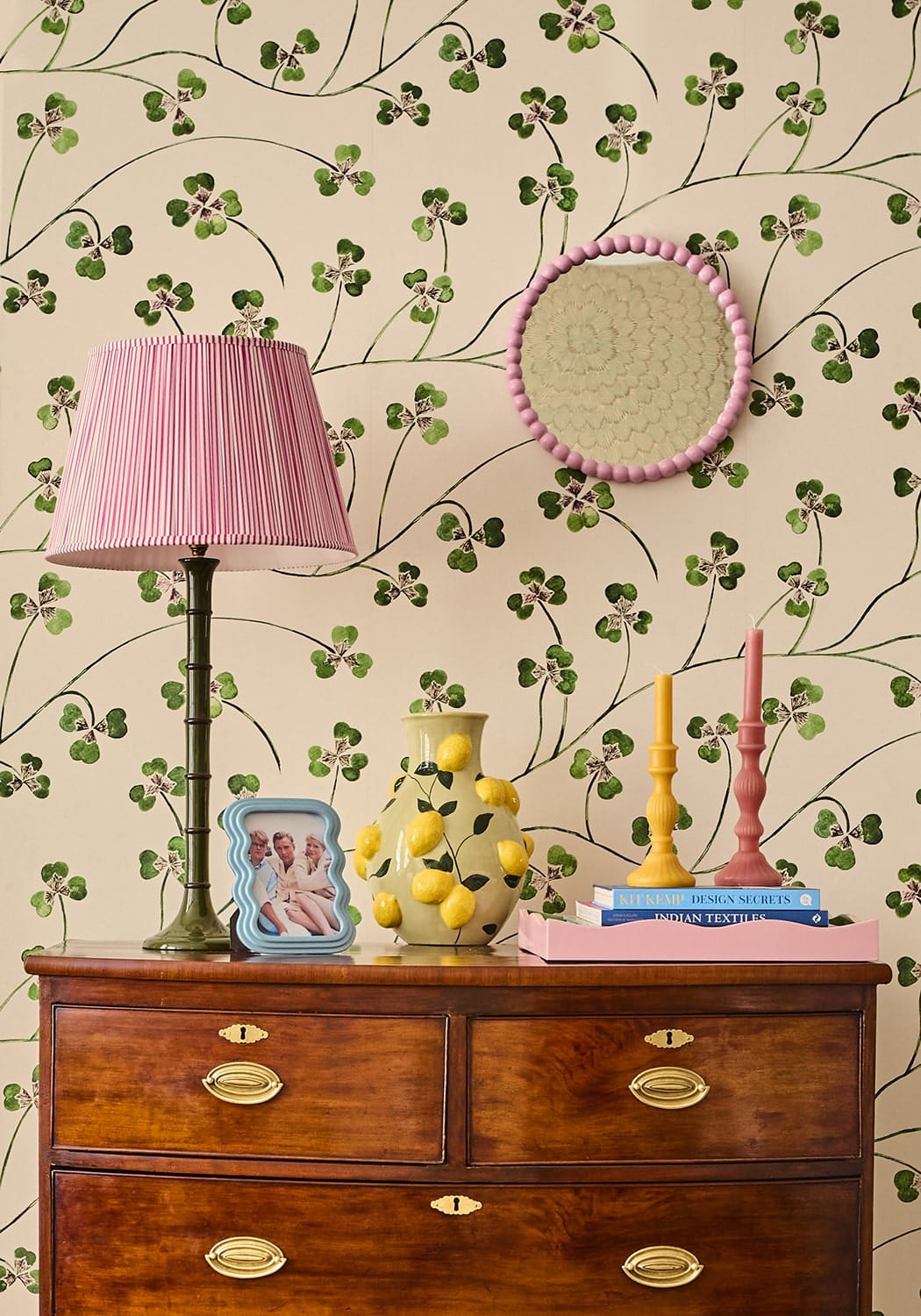 Casa Pink Ball Wall Mirror