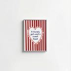 Poppy Illustrates 'I literally want a sweet treat' Art Print in A5
