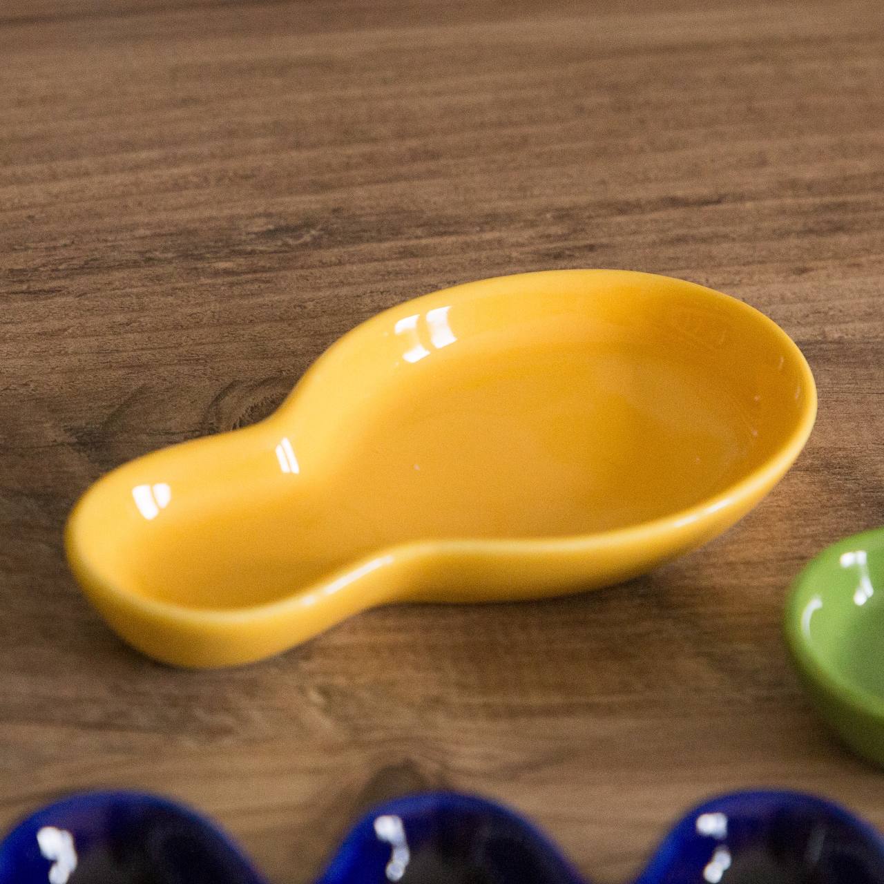 Homerly Irregular Ceramic Dipping Dish Plate in Various