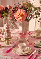 Casa Pretty In Pink Scalloped Lunch Plate (Set of 4)