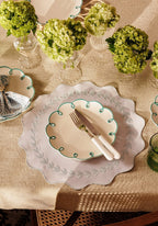 Casa Sky Blue Scalloped Side Plates (Set of 4)