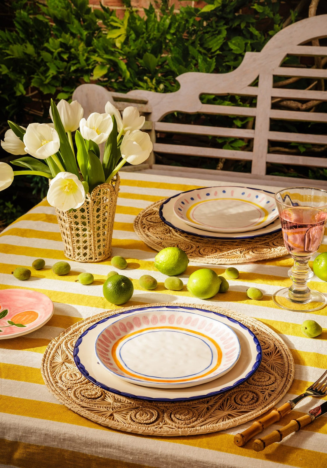 Casa Soleil Colourful Dessert Plate (Set of 4)