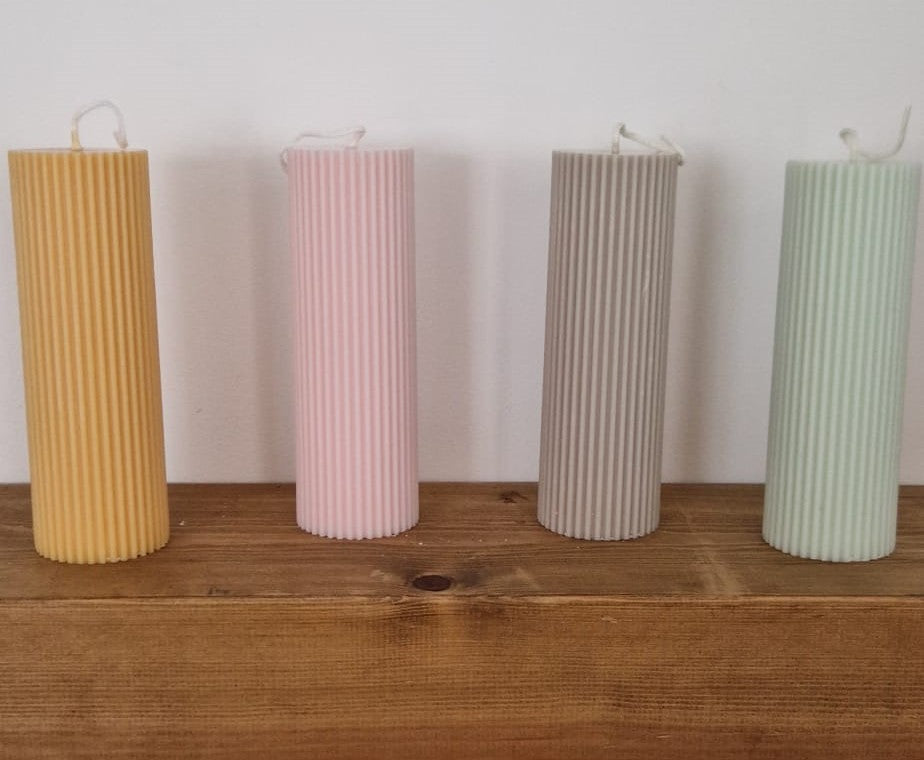 soy-wax-scented-ribbed-pillar-candle