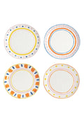 Casa Soleil Colourful Dessert Plate (Set of 4)